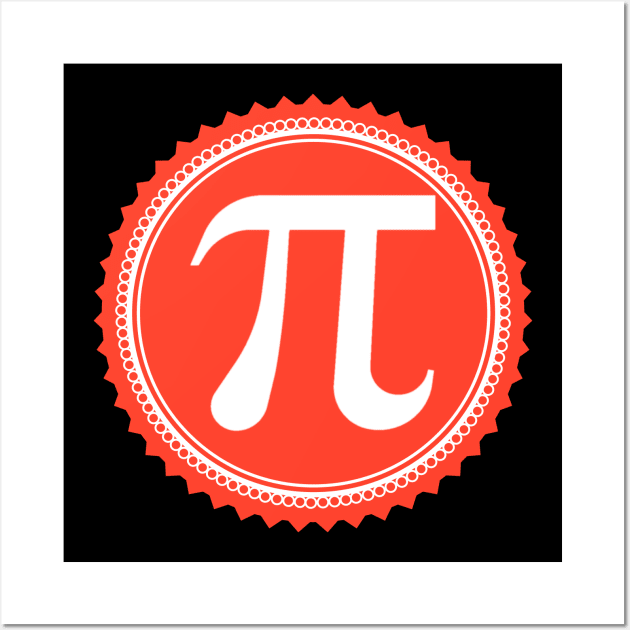 Pi Day - Simple Design Wall Art by INLE Designs